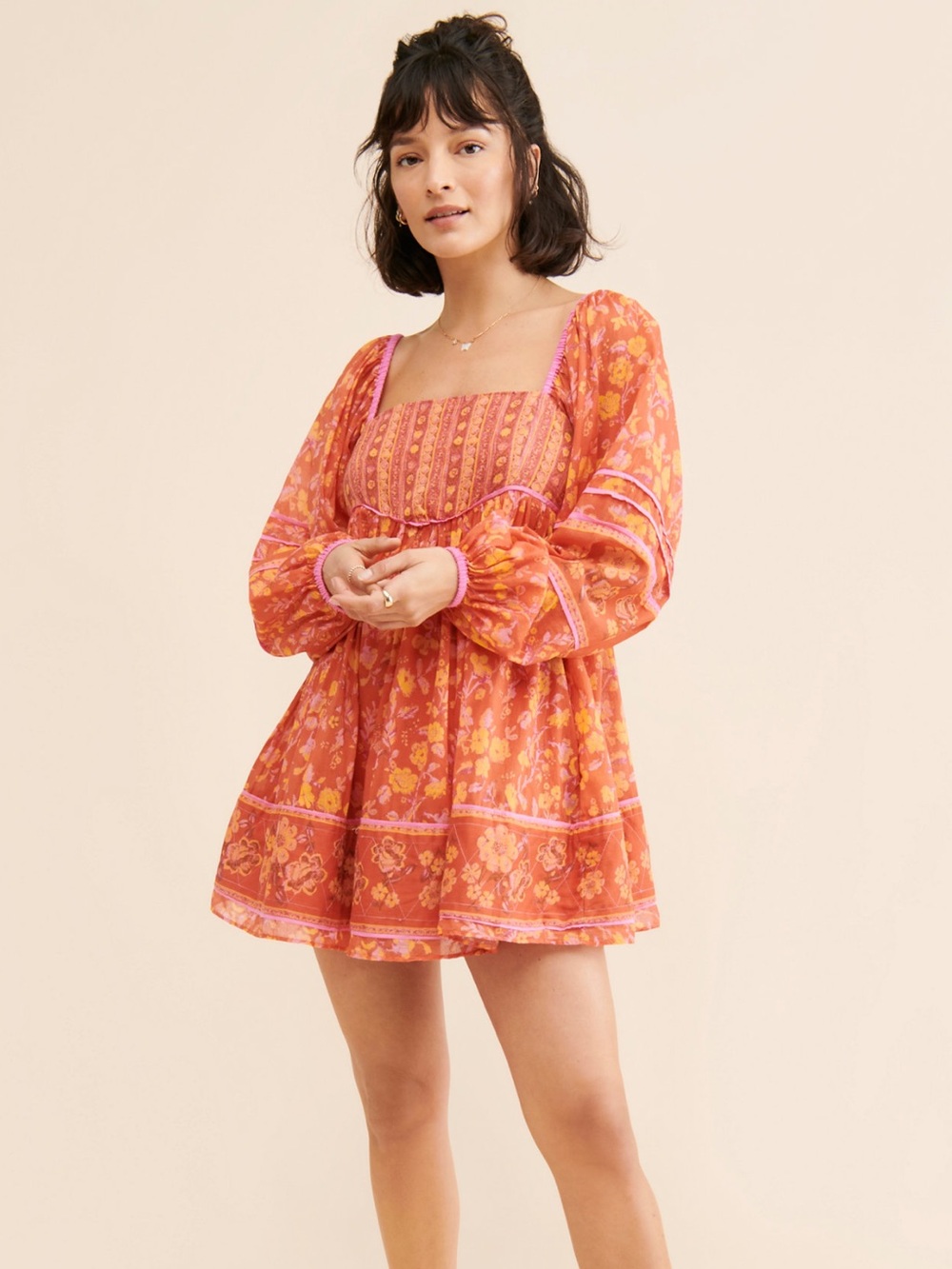 Free People Endless Afternoon Mini Dress
